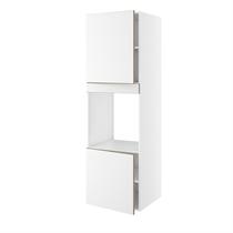 Højskab til ovn/micro nichemål 656x567 mm. m/2 låger H:572 og 700 samt blændstykke H:1952 D:580 B:600