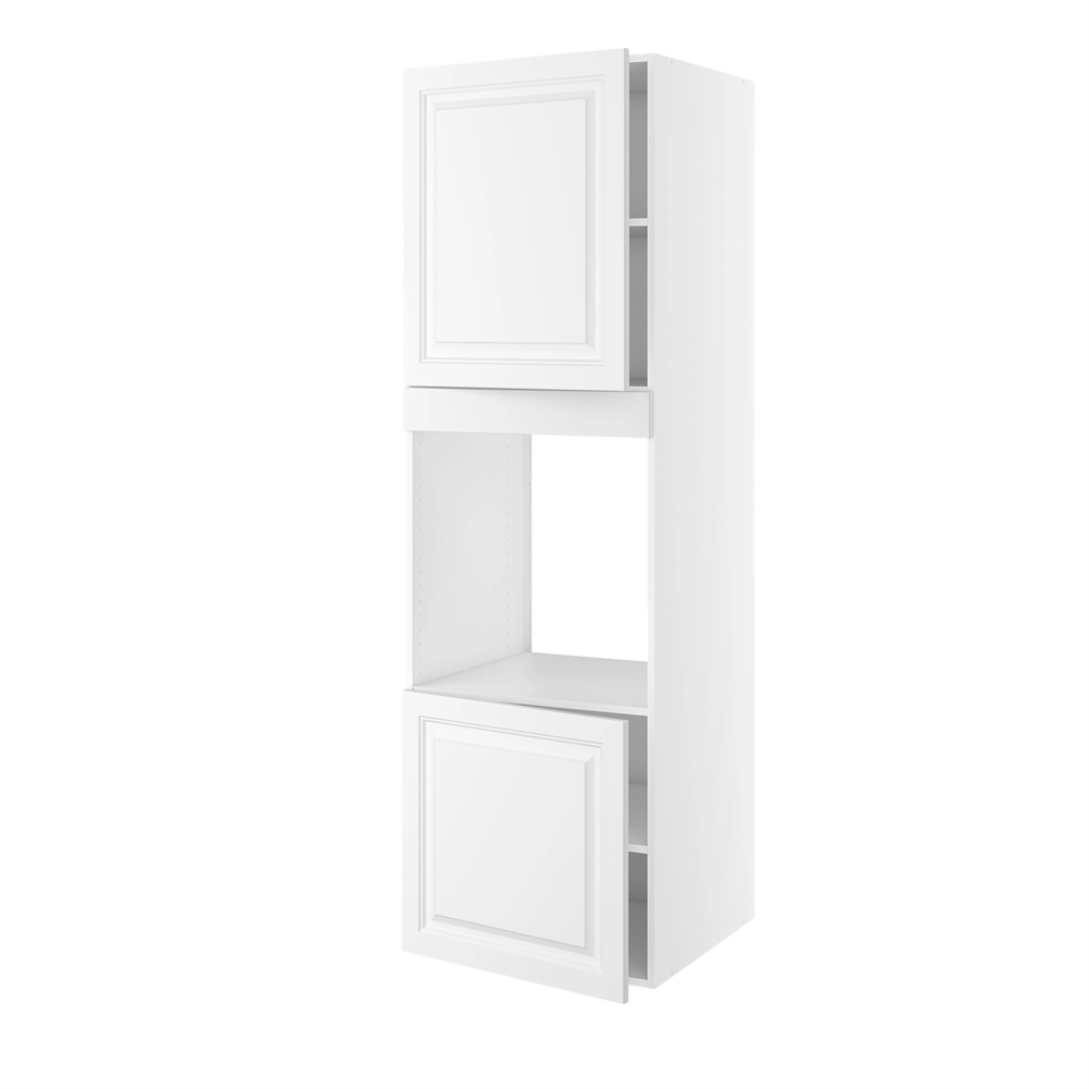 korpus for ovn/mikro nisjemål 656x567 mm. m/2 dører H:572 og 700 og dekkstykke H:1952 D:580 B:600