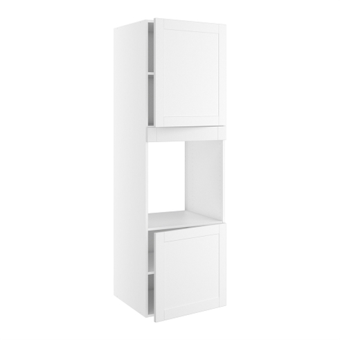 Kitchn Højskab til ovn/micro nichemål 656x567 mm. m/2 låger H:572 og 700 samt blændstykke H:1952 D:580 B:600