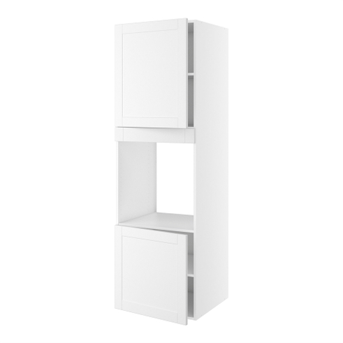 Kitchn Højskab til ovn/micro nichemål 656x567 mm. m/2 låger H:572 og 700 samt blændstykke H:1952 D:580 B:600