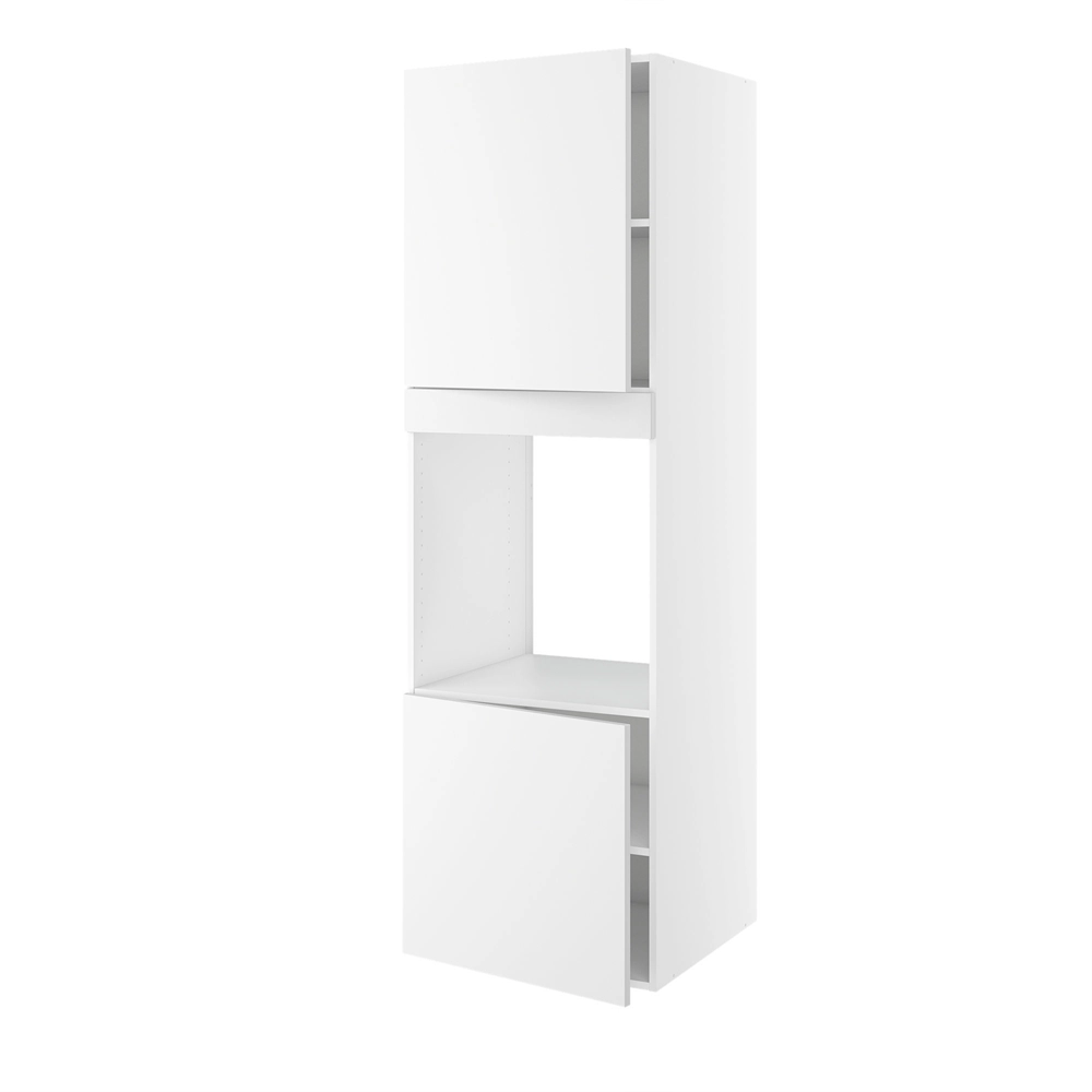 korpus for ovn/mikro nisjemål 656x567 mm. m/2 dører H:572 og 700 og dekkstykke H:1952 D:580 B:600