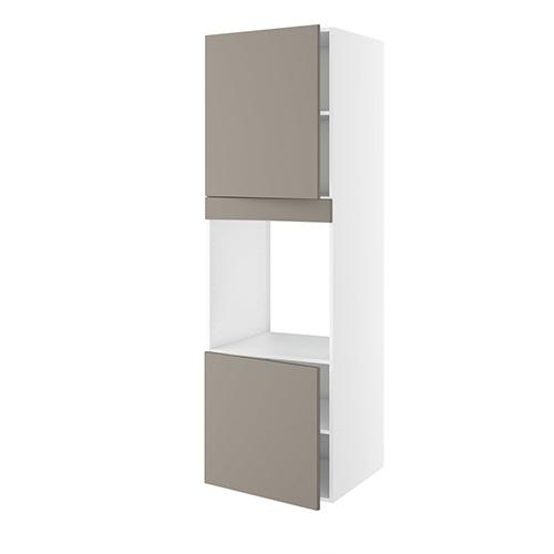 Højskab, t/ovn, 572mm låge, 700mm låge øverst, blændstykke 64mm, hul: 656mm. H:1952 B:600 D:580