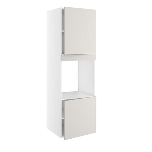 Højskab, t/ovn, 572mm låge, 700mm låge øverst, blændstykke 64mm, hul: 656mm. H:1952 B:600 D:580