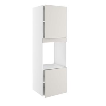 Højskab, t/ovn, 572mm låge, 700mm låge øverst, blændstykke 64mm, hul: 656mm. H:1952 B:600 D:580