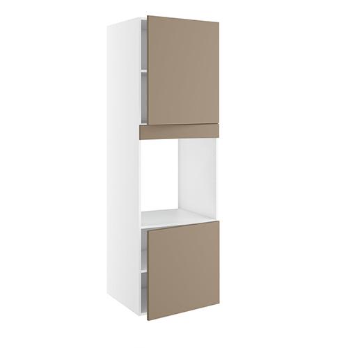 Højskab, t/ovn, 572mm låge, 700mm låge øverst, blændstykke 64mm, hul: 656mm. H:1952 B:600 D:580