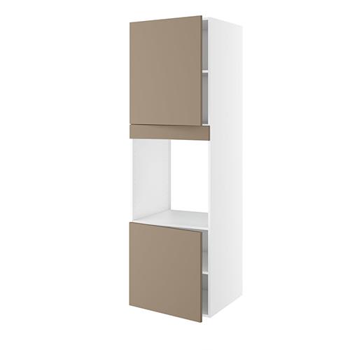 Højskab, t/ovn, 572mm låge, 700mm låge øverst, blændstykke 64mm, hul: 656mm. H:1952 B:600 D:580