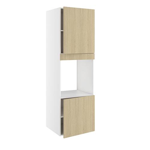 Højskab, t/ovn, 572mm låge, 700mm låge øverst, blændstykke 64mm, hul: 656mm. H:1952 B:600 D:580