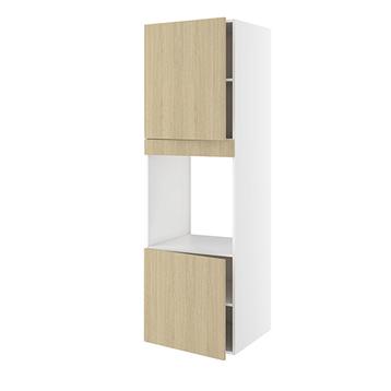 Højskab, t/ovn, 572mm låge, 700mm låge øverst, blændstykke 64mm, hul: 656mm. H:1952 B:600 D:580