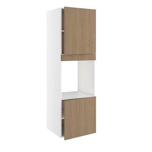 Højskab, t/ovn, 572mm låge, 700mm låge øverst, blændstykke 64mm, hul: 656mm. H:1952 B:600 D:580