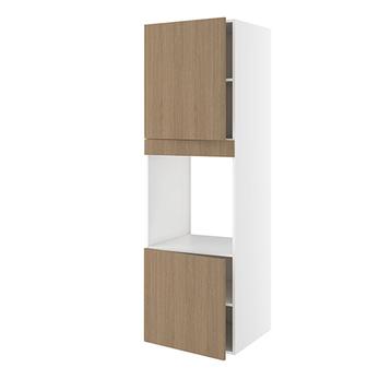 Højskab, t/ovn, 572mm låge, 700mm låge øverst, blændstykke 64mm, hul: 656mm. H:1952 B:600 D:580