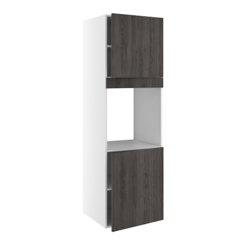 Kitchn Højskab til ovn og mikroovn med 2 låger