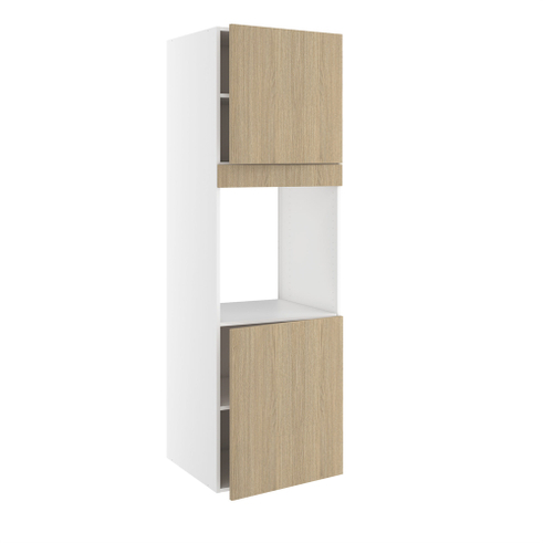 Kitchn Højskab til ovn og mikroovn med 2 låger