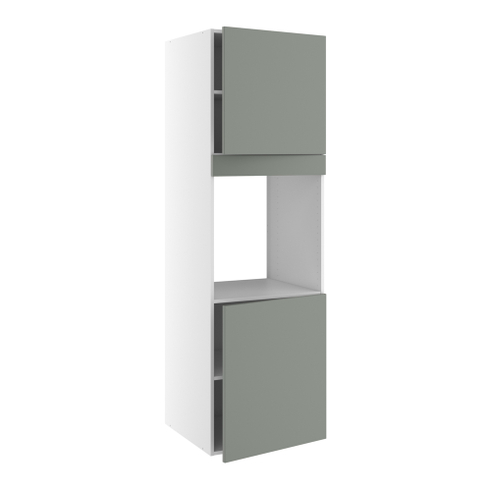 Kitchn Højskab til ovn og mikroovn med 2 låger