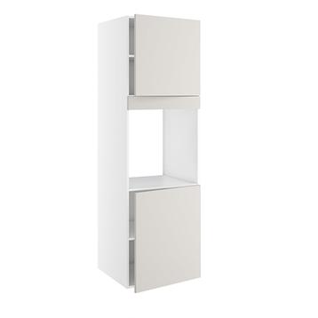 Højskab, t/ovn, 700mm låge, 572mm låge øverst, blændstykke 64mm, hul: 656mm. H:1952 B:600 D:580