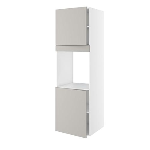 Højskab, t/ovn, 700mm låge, 572mm låge øverst, blændstykke 64mm, hul: 656mm. H:1952 B:600 D:580