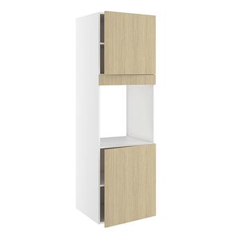 Højskab, t/ovn, 700mm låge, 572mm låge øverst, blændstykke 64mm, hul: 656mm. H:1952 B:600 D:580