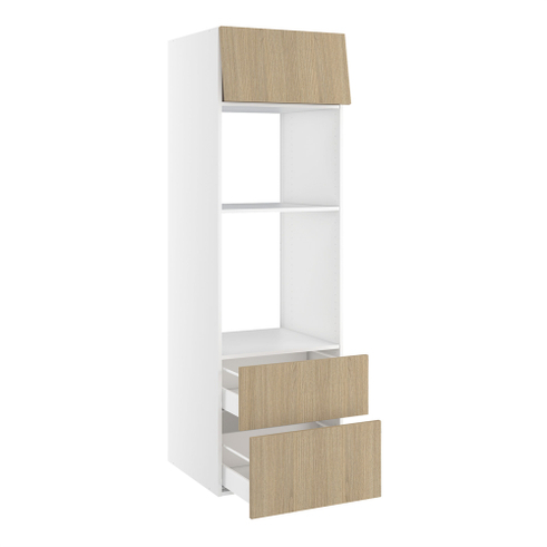 Kitchn Højskab til ovn/micro med 2 skuffer og 1 toplåge