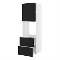 Kitchn Højskab til ovn/micro nichemål 592x567 mm. m/skuffer H:316 og låge H:700 H:1952 D:580 B:600