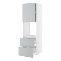 Kitchn Højskab til ovn/micro nichemål 592x567 mm. m/skuffer H:316 og låge H:700 H:1952 D:580 B:600