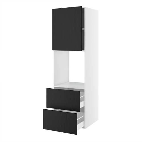 Kitchn Højskab til ovn/micro nichemål 592x567 mm. m/skuffer H:316 og låge H:700 H:1952 D:580 B:600
