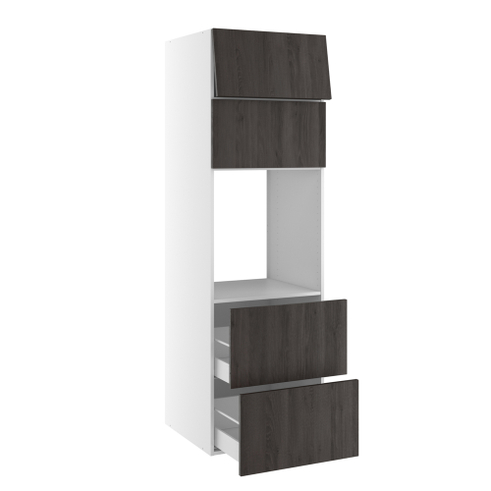 Kitchn Højskab til ovn med 2 skuffer og 2 toplåger