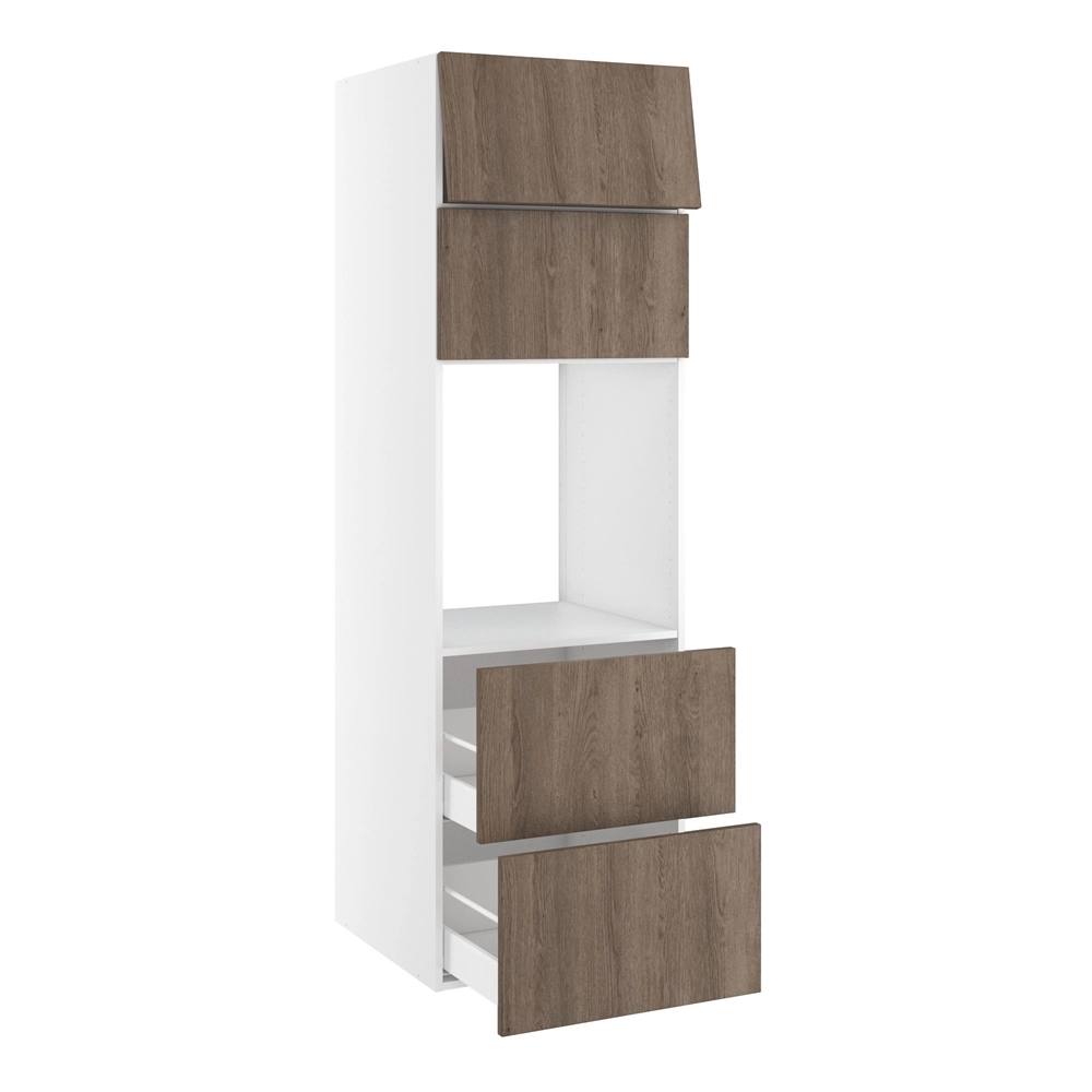 korpus for ovnsnisjemål 592x567 mm. m/2 skuffer H:348, 2 toppdører H:316. H:1952 D:580 B:600