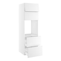 Højskab til ovn nichemål 592x567 mm. m/2 skuffer H:348, 2 toplåger H:316. H:1952 D:580 B:600