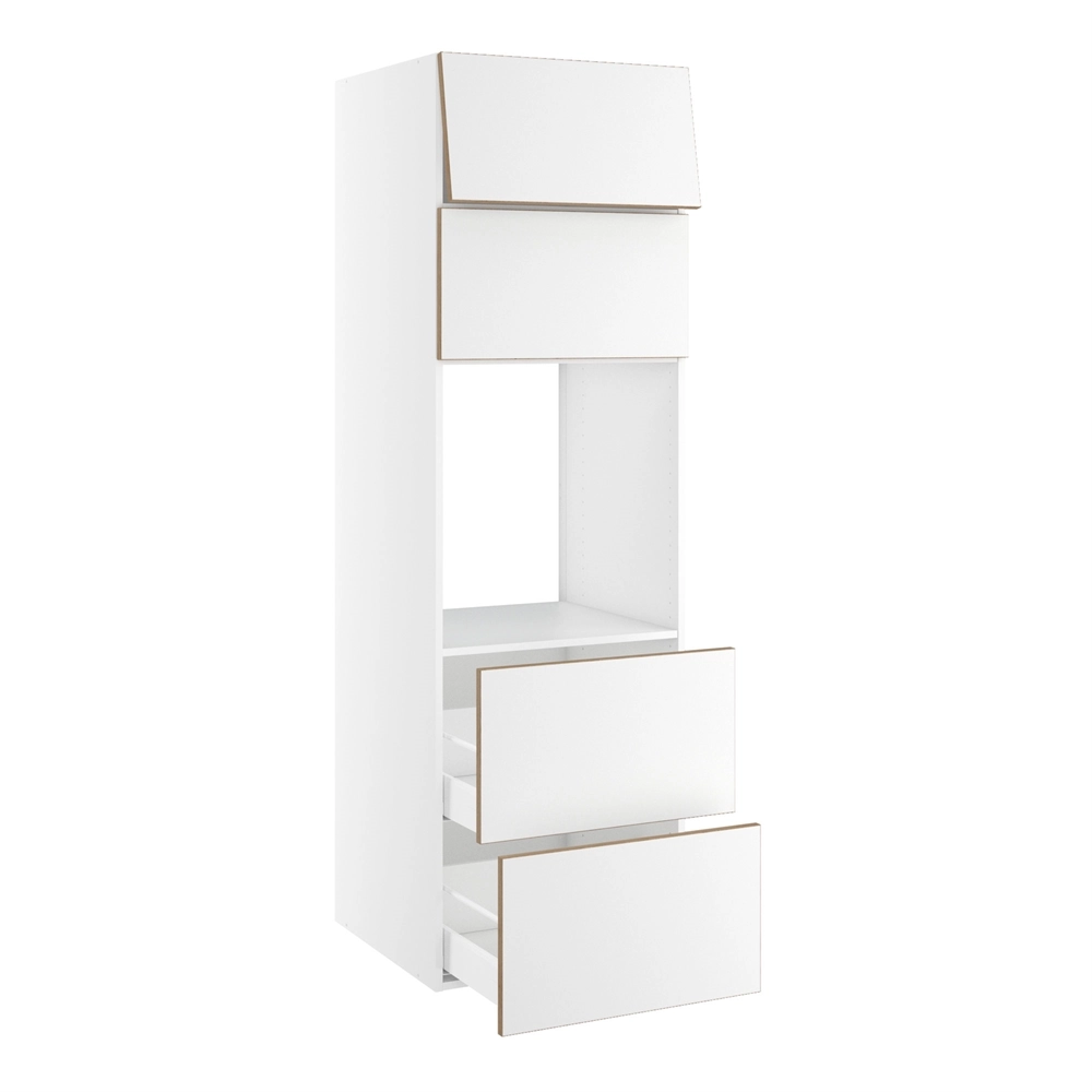 korpus for ovnsnisjemål 592x567 mm. m/2 skuffer H:348, 2 toppdører H:316. H:1952 D:580 B:600