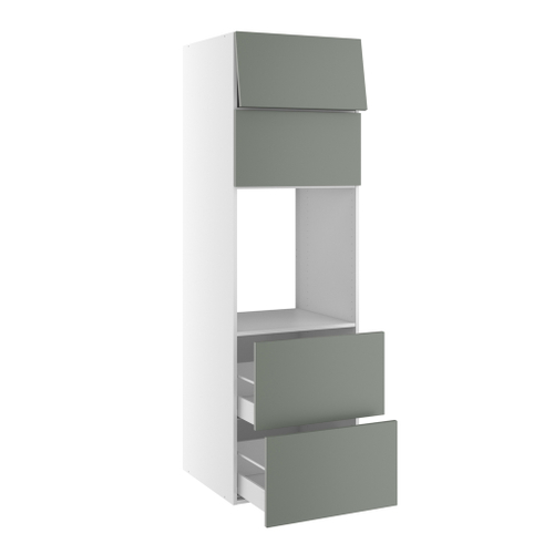 Kitchn Højskab til ovn med 2 skuffer og 2 toplåger