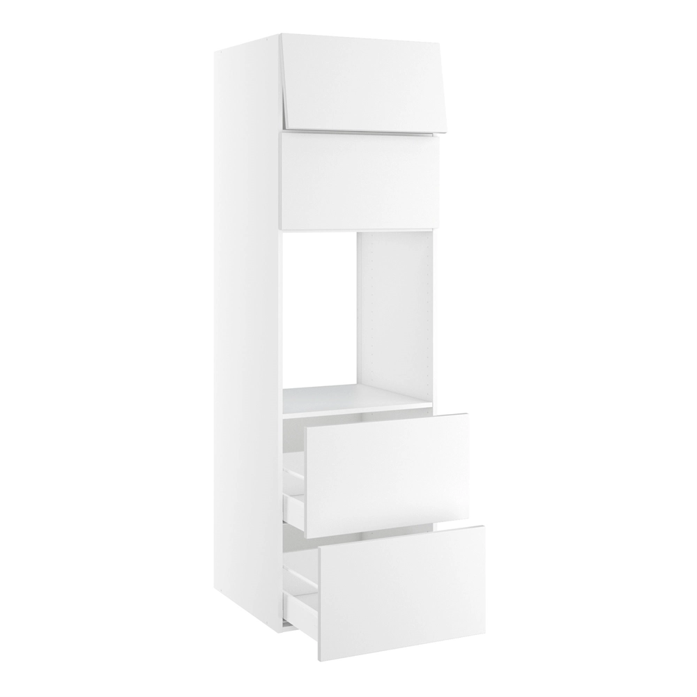 korpus for ovnsnisjemål 592x567 mm. m/2 skuffer H:348, 2 toppdører H:316. H:1952 D:580 B:600