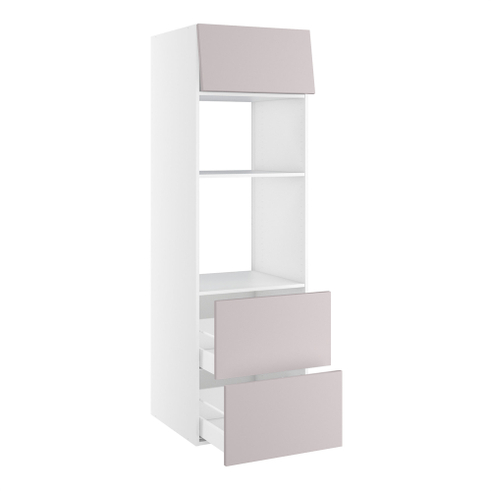 Kitchn Højskab til 2 combiovne med 2 skuffer og toplåge