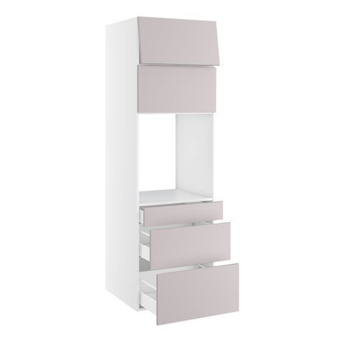 Kitchn Højskab til ovn med 3 skuffer og 2 toplåger