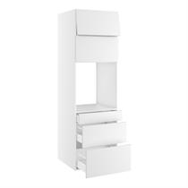 Højskab til ovn nichemål 592x567 mm. m/3 skuffer H:316, 252 og 124, 2 toplåger H:316 H:1952 D:580 B:600