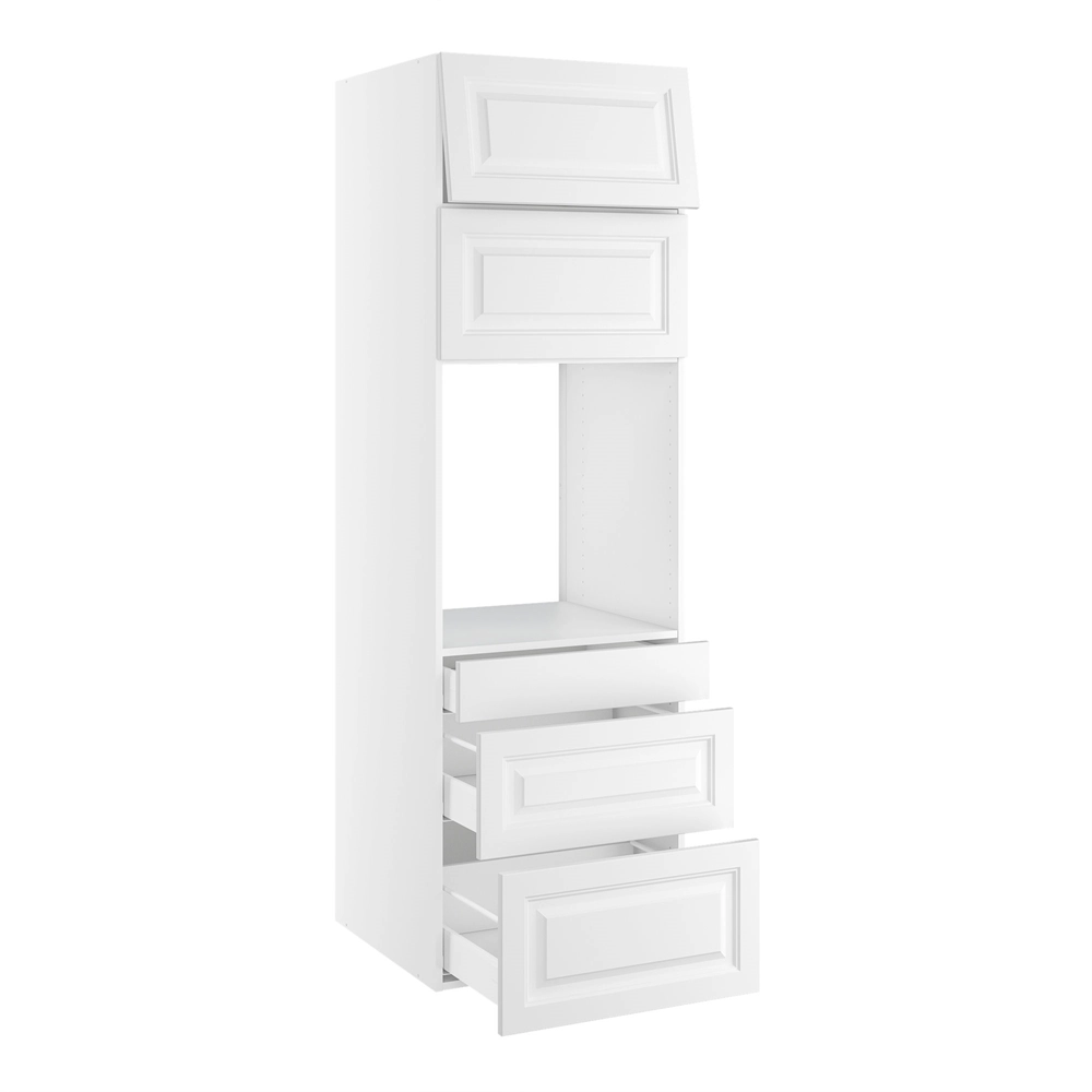 korpus for ovnsnisjemål 592x567 mm. m/3 skuffer H:316, 252 og 124, 2 toppdører H:316 H:1952 D:580 B:600