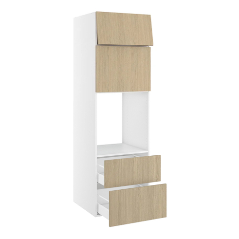 Kitchn Højskab til ovn og mikroovn med 2 skuffer og topskab