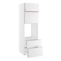 Højskab til ovn/micro nichemål 592x567 mm. m/skuffer H:316 og 252, liftdoor H:444, toplåge H:316 H:1952 D:580 B:600