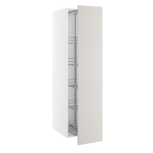 Højskab, med frontudtræk, 1 låge, m/5 kurve. H:1952 B:400 D:580