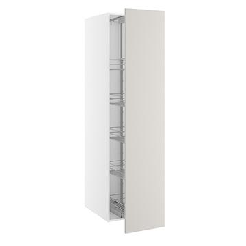 Højskab, med frontudtræk, 1 låge, m/5 kurve. H:1952 B:400 D:580