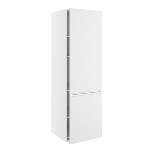 Kitchn Højskab m/tandem solo udtræk inkl. 5 hylder med 2-delt låge H:1952 D:580 B:600