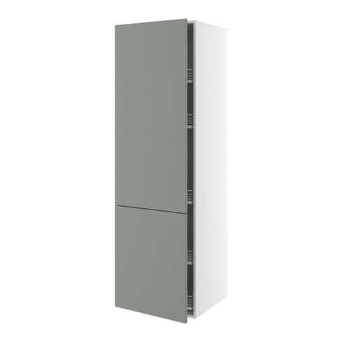 Kitchn Højskab med Kesseböhmer Tandem Solo udtræk - todelt låge