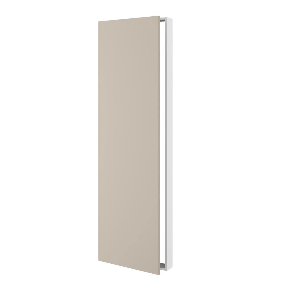 Installationsramme, 1 låge (leveres usamlet). H:1952 B:500 D:123