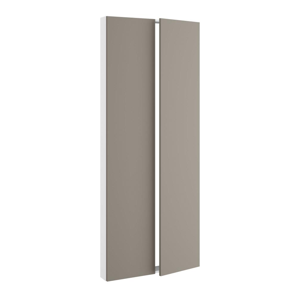 Installationsramme, m/dobbelt låger (leveres usamlet). H:1952 B:800 D:123