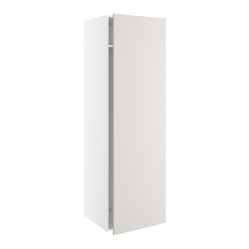 Kosteskab, 1 låge, 1 hylde, slangeholder, trådindsats. H:1952 B:400 D:580