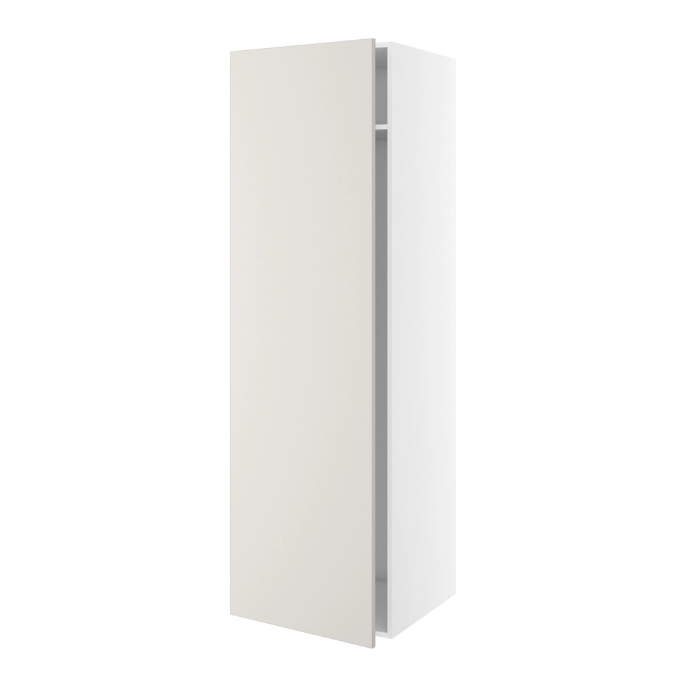 Kosteskab, 1 låge, 1 hylde, slangeholder, trådindsats. H:1952 B:400 D:580