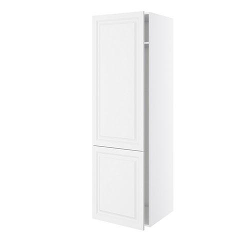 Kitchn Kosteskab, 1 låge, 2-delt sammensat, 1 hylde, slangeholder, trådindsats. H:1952 B:500 D:580