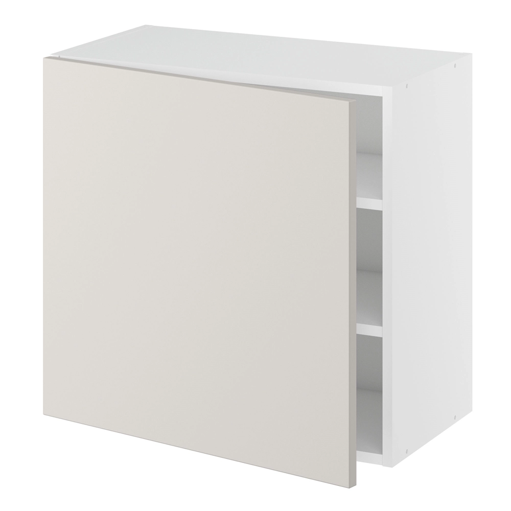 Overskab, 1 låge, 2 hylder. H:576 B:300 D:320