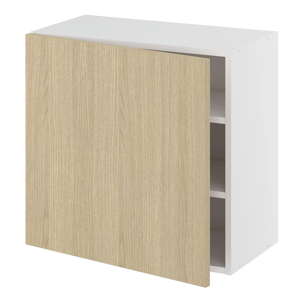 Overskab, 1 låge, 2 hylder. H:576 B:300 D:320