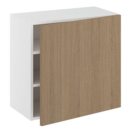 Overskab, 1 låge, 2 hylder. H:576 B:500 D:320