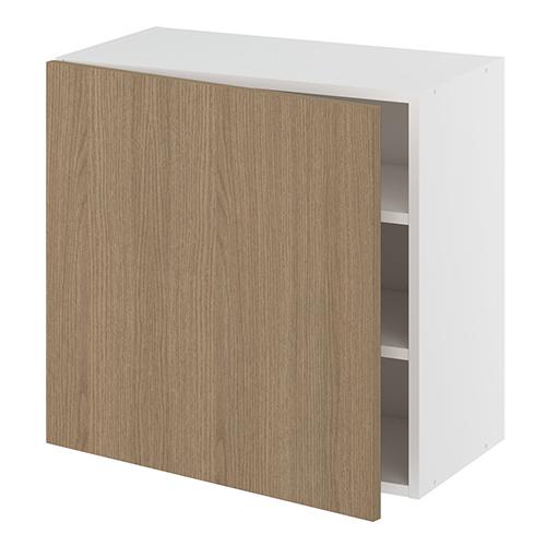 Overskab, 1 låge, 2 hylder. H:576 B:500 D:320