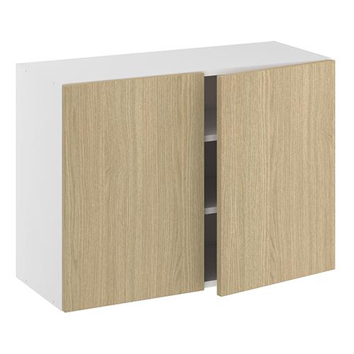 Overskab, m/dobbelt låger, 2 hylder. H:576 B:600 D:320